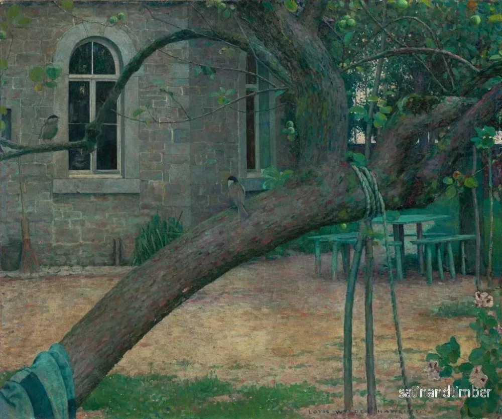 Reproduktion av målningen Ett hörn av en trädgård - Louis Welden Hawkins - Bild 2