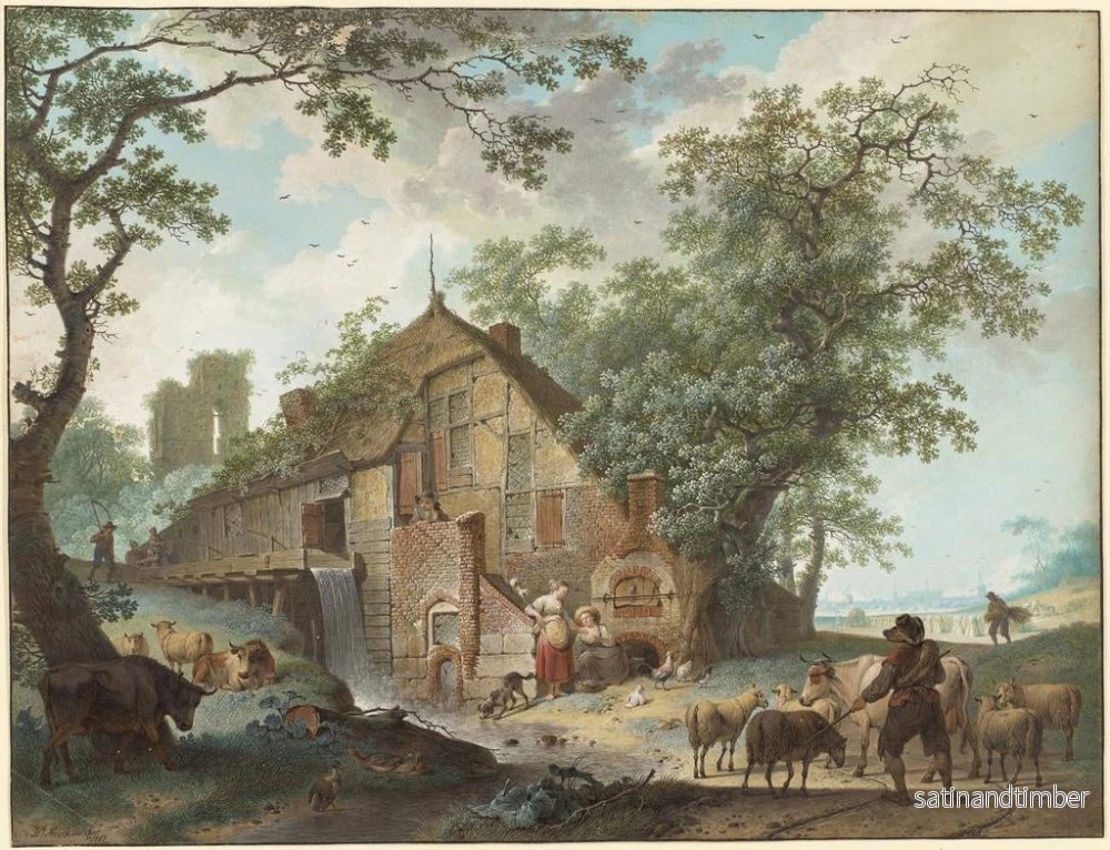 Reproduktion av målningen En sommarscen - Hendrik Meyer - Bild 2