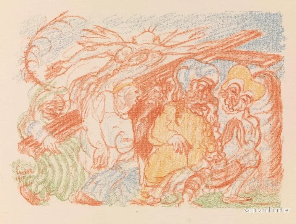 Reproduktion av målningen Calvaire - James Ensor - Bild 2