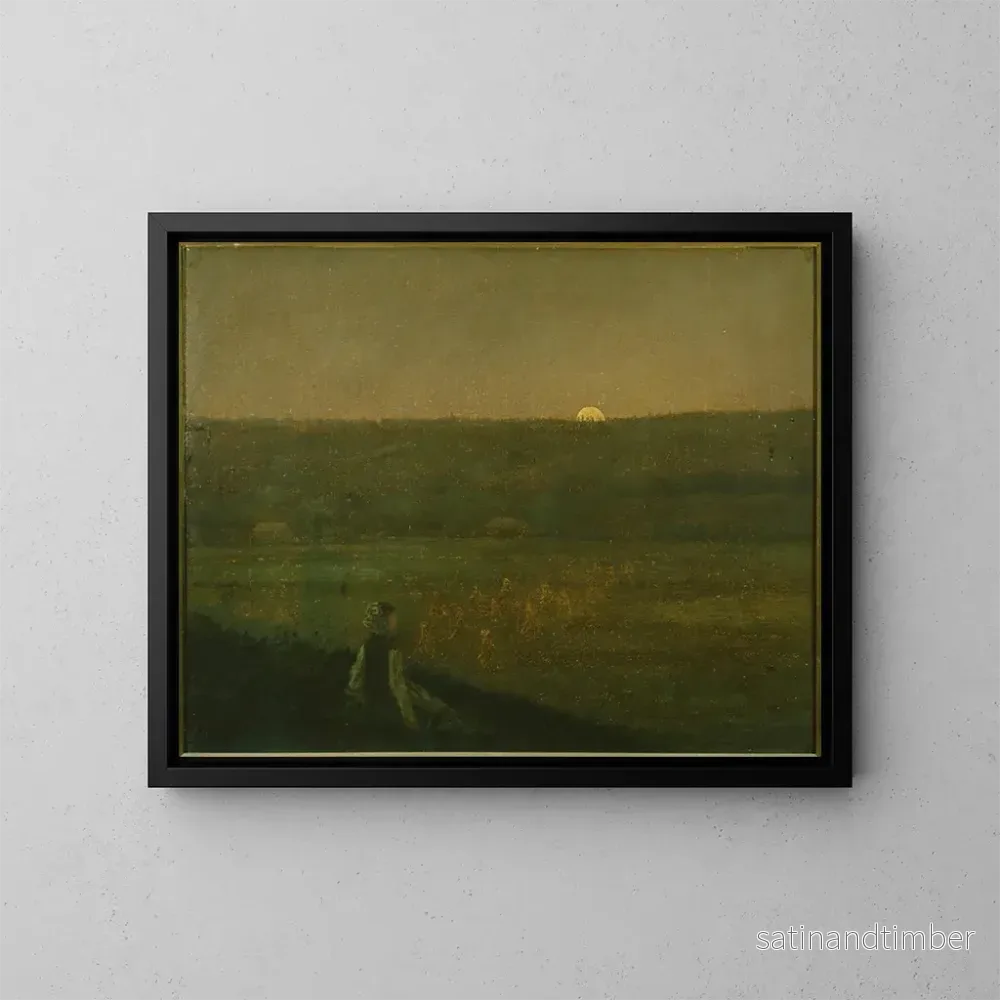 Reproduktion av målningen Lever de lune - George Fuller