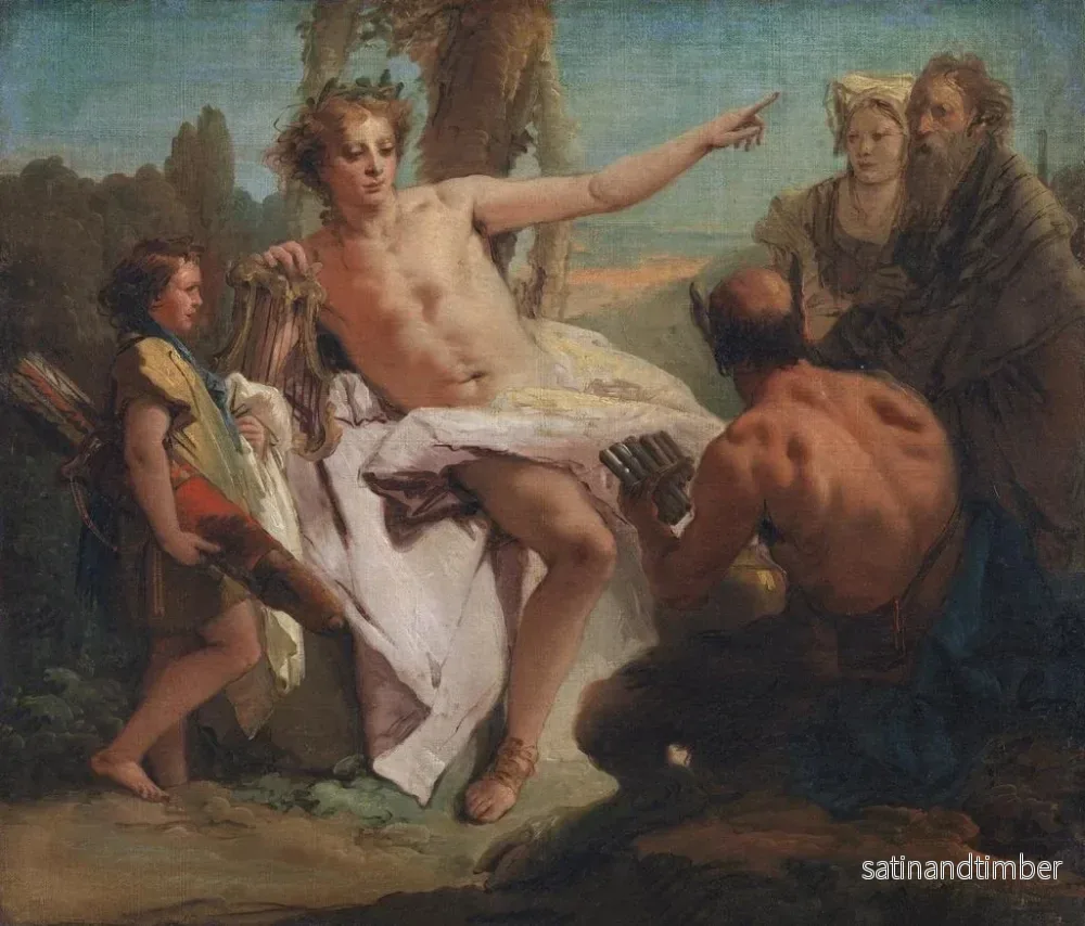 Reproduktion av målningen Apollon och Marsyas - Giovanni Battista Tiepolo - Bild 2