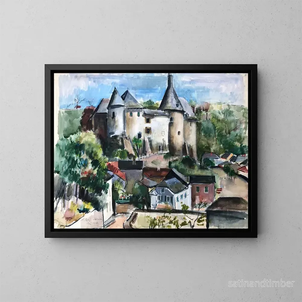 Reproduktion av målningen Clerf de Luxembourg - Otto Geigenberger