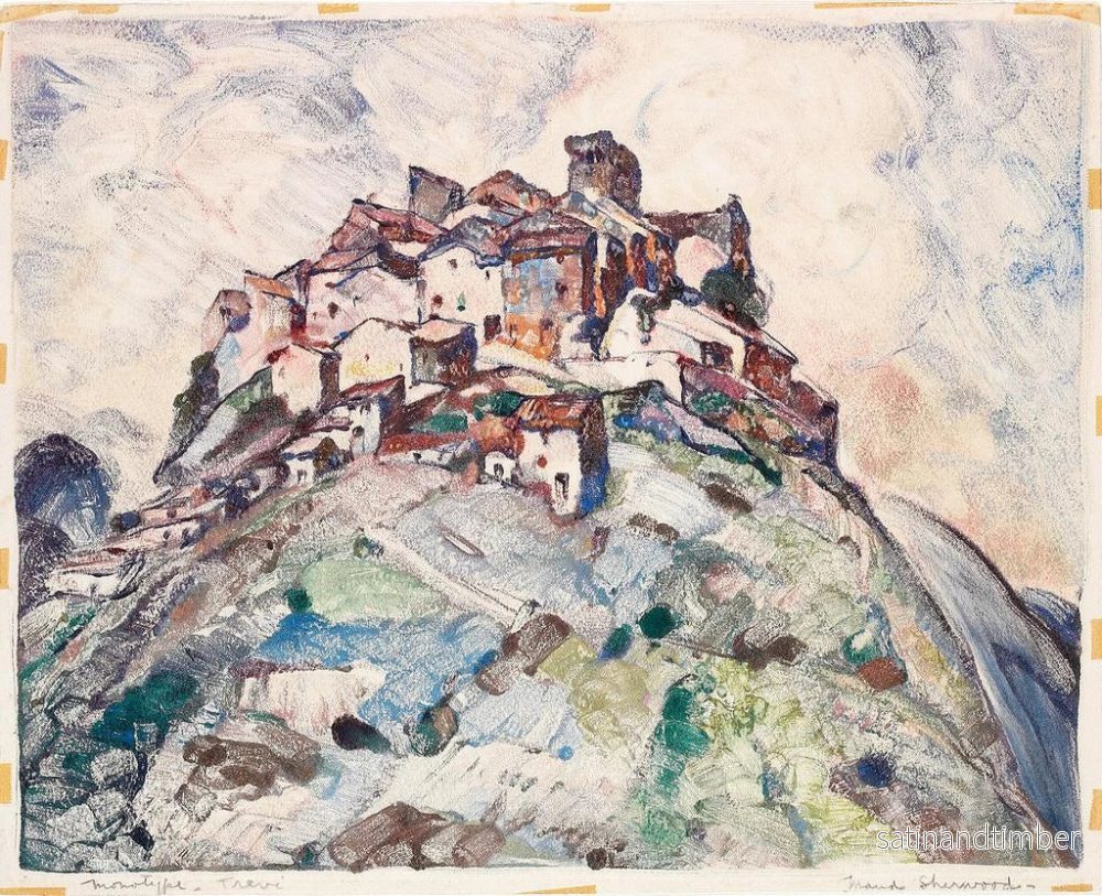 Reproduktion av målningen Fontaine de Trevi - Maud Sherwood - Bild 2