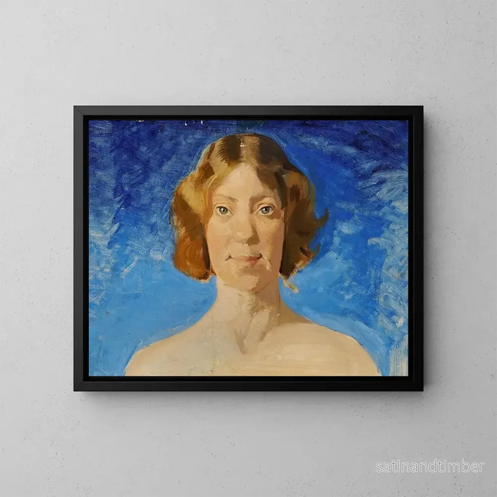 Reproduktion av målningen av konstnären Bertha Dorph - Harald Slott-Møller