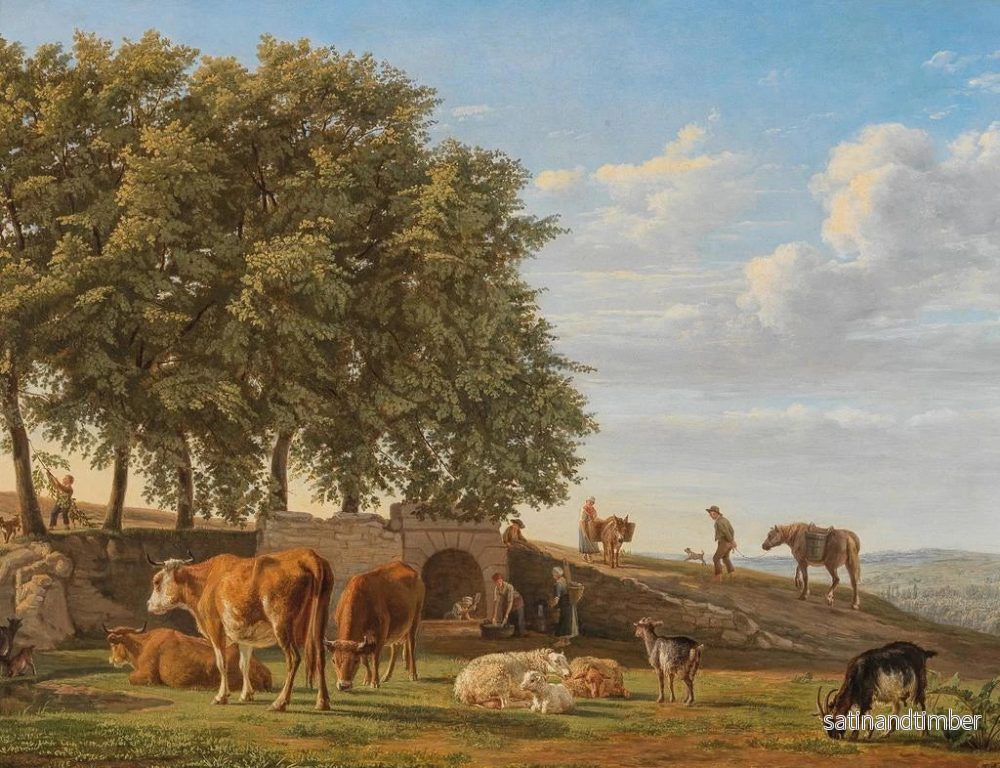 Reproduktion av målningen En förberedelse med tvättare - Johann Ulrich Burri - Bild 2