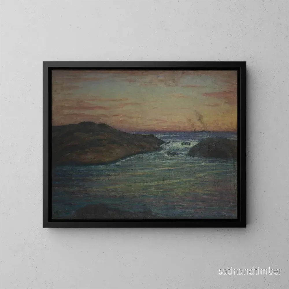 Reproduktion av målningen Le Surf - Karl Nordström