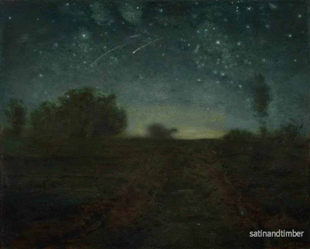 Reproduktion av målningen Nattstjärne - Jean-François Millet - Bild 2
