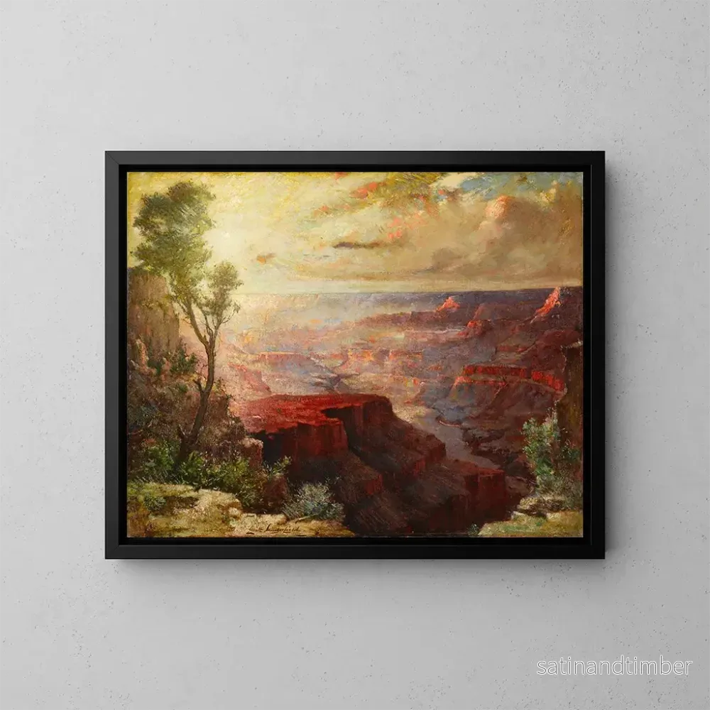 Reproduktion av målningen Le Grand Canyon - Elliott Daingerfield