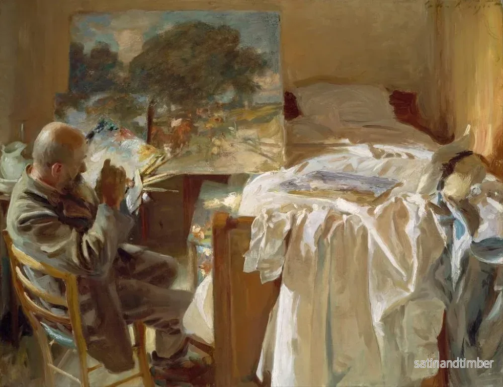 Reproduktion av målningen En konstnär i sitt ateljé - John Singer Sargent - Bild 2