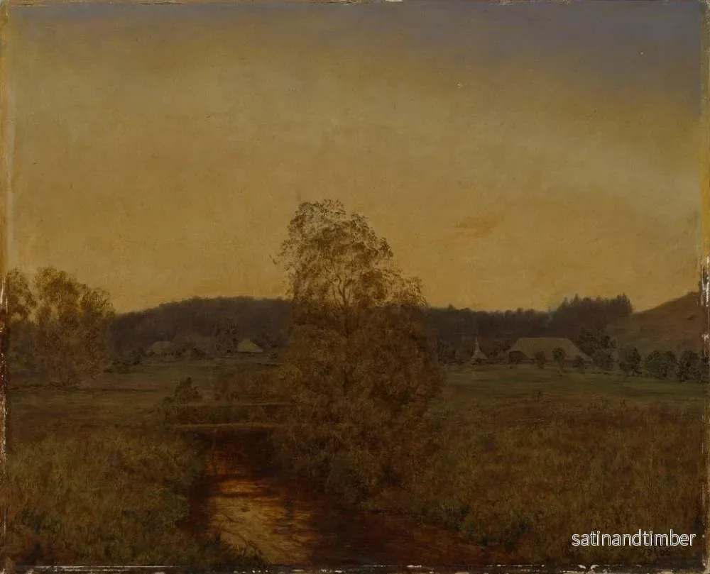 Reproduktion av målningen L kvällens stjärna - Hans Thoma - Bild 2
