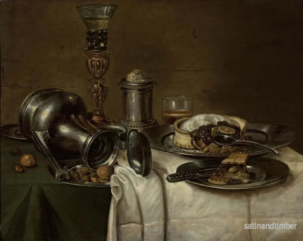Reproduktion av målningen Dessert - Cornelis Mahu - Bild 2