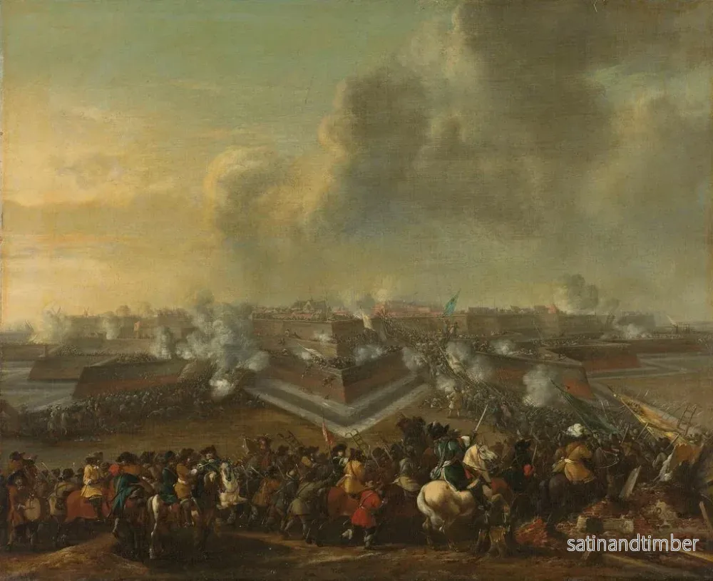 Reproduktion av målningen av Assaut sur la ville de Coevorden, 30 décembre 1672 - Pieter Wouwerman - Bild 2
