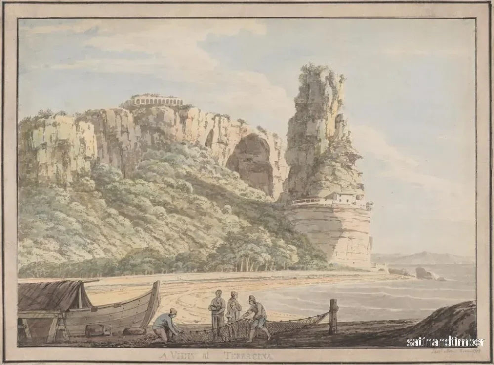 Reproduktion av målningen En vy i Terracina - Jacob More - Bild 2