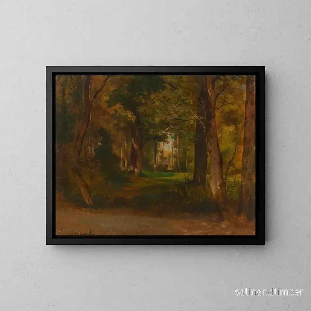 Reproduktion av målningen Skog - Józef Szermentowski
