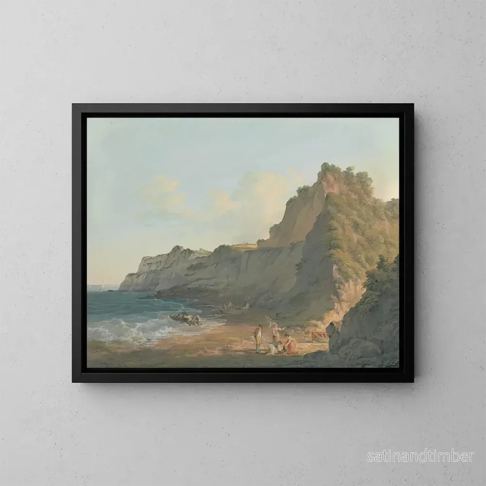 Reproduktion av målningen Shanklin Chine, Isle of Wight – Paul Sandby Munn Reproduktion av målningen Shanklin Chine, Isle of Wight – Paul Sandby Munn