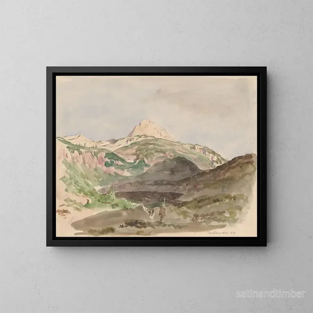 Reproduktion av målningen Vue du Wildesee - Jan Nowopack
