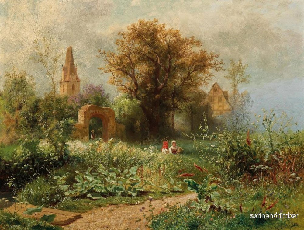 Reproduktion av målningen En sommardag - Johann Kautsky - Bild 2