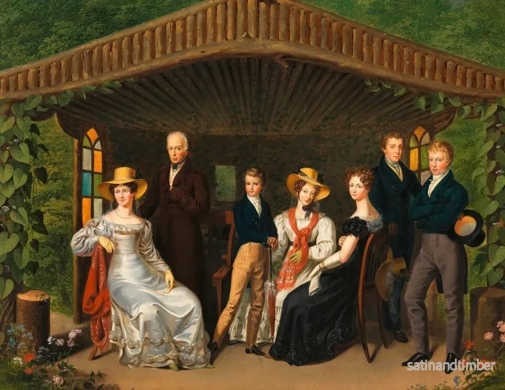 Reproduktion av målningen La famille impériale autour du duc de Reichstadt dans une gloriette - Leopold Fertbauer - Bild 2