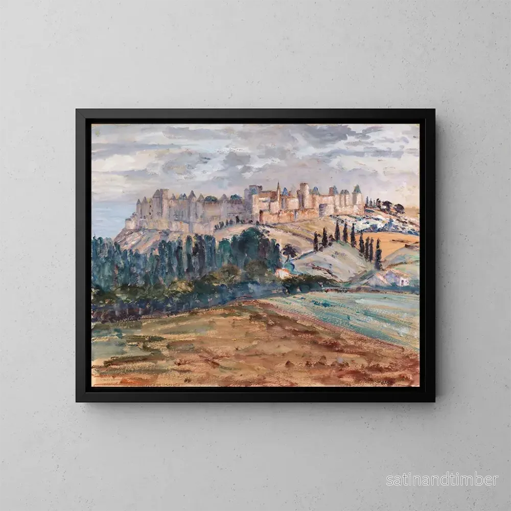 Reproduktion av målningen Château ancien - Georgette Agutte