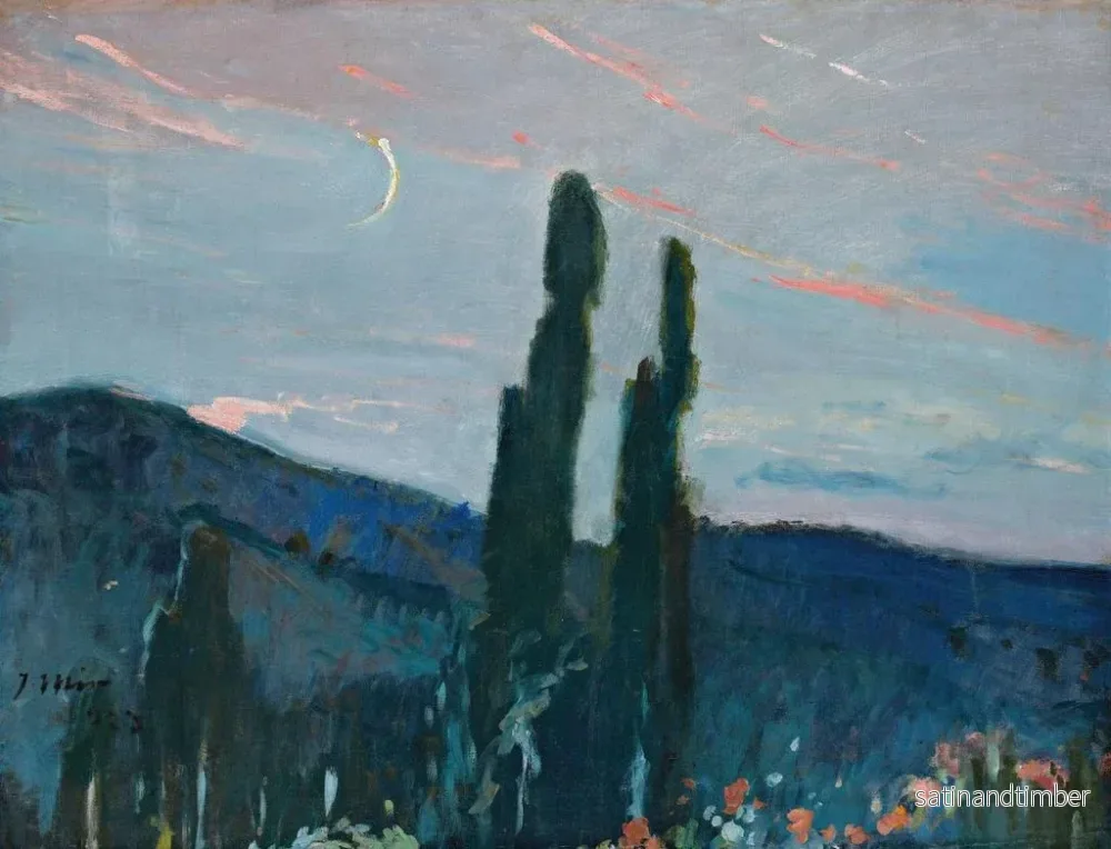 Reproduktion av målningen Skymning - Joaquín Mir Trinxet - Bild 2