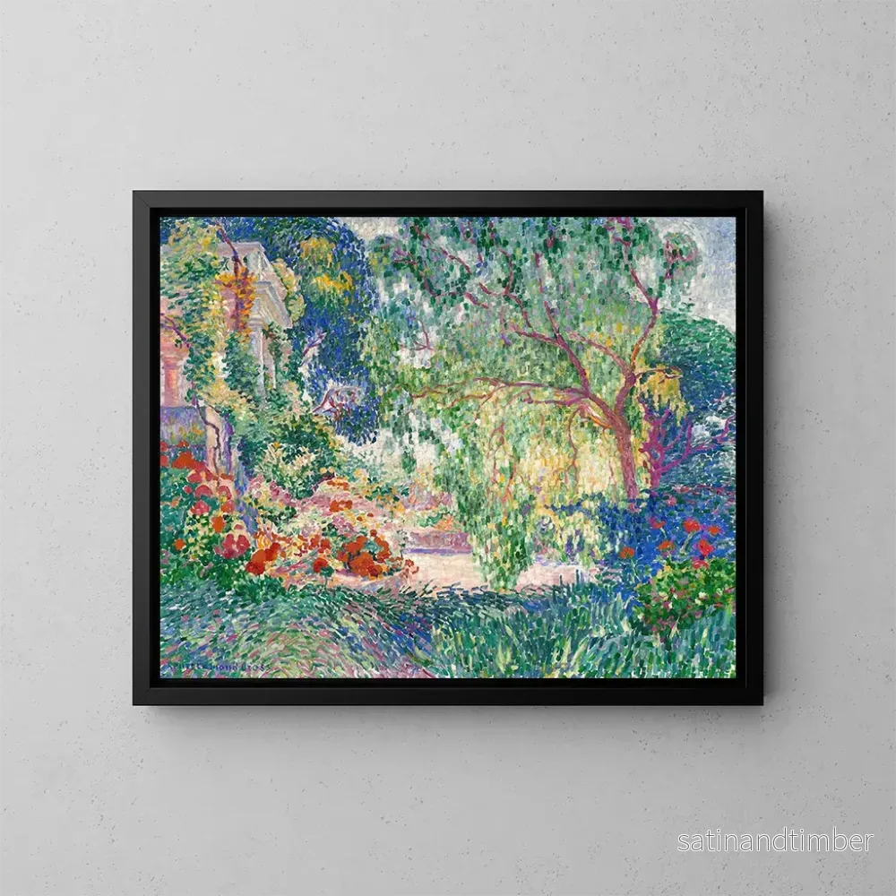 Reproduktion av målningen Le faux poivrier de Provence - Henri-Edmond Cross