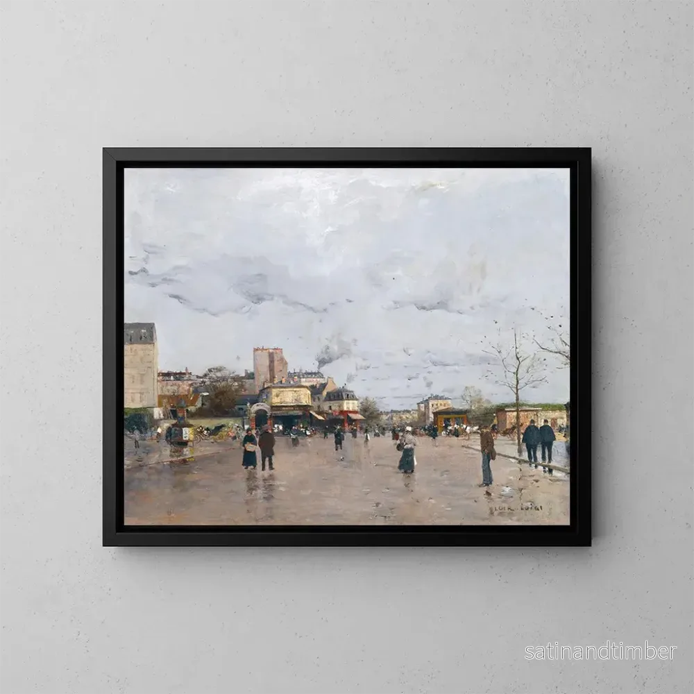 Reproduktion av målningen La Porte de Châtillon, Paris - Luigi Loir