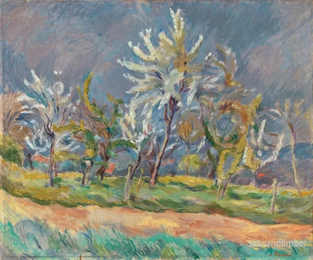 Reproduktion av målningen Landskapsvår - Edmund Conrad Ferdinand von Freyhold - Bild 2