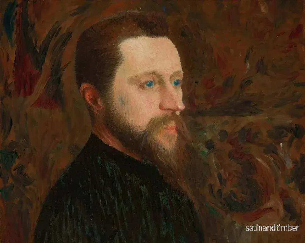 Reproduktion av målningen Portrait de Georges Seurat - Ernest Joseph Laurent - Bild 2