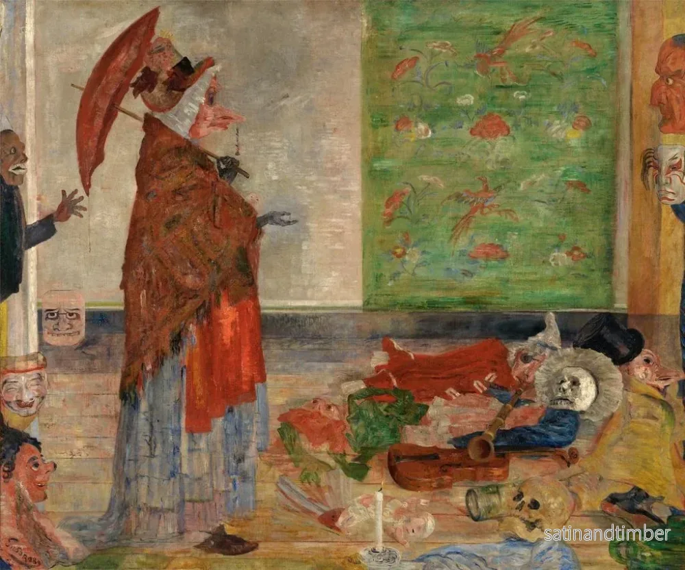 Reproduktion av målningen L förvåning av masken Wouse - James Ensor - Bild 2