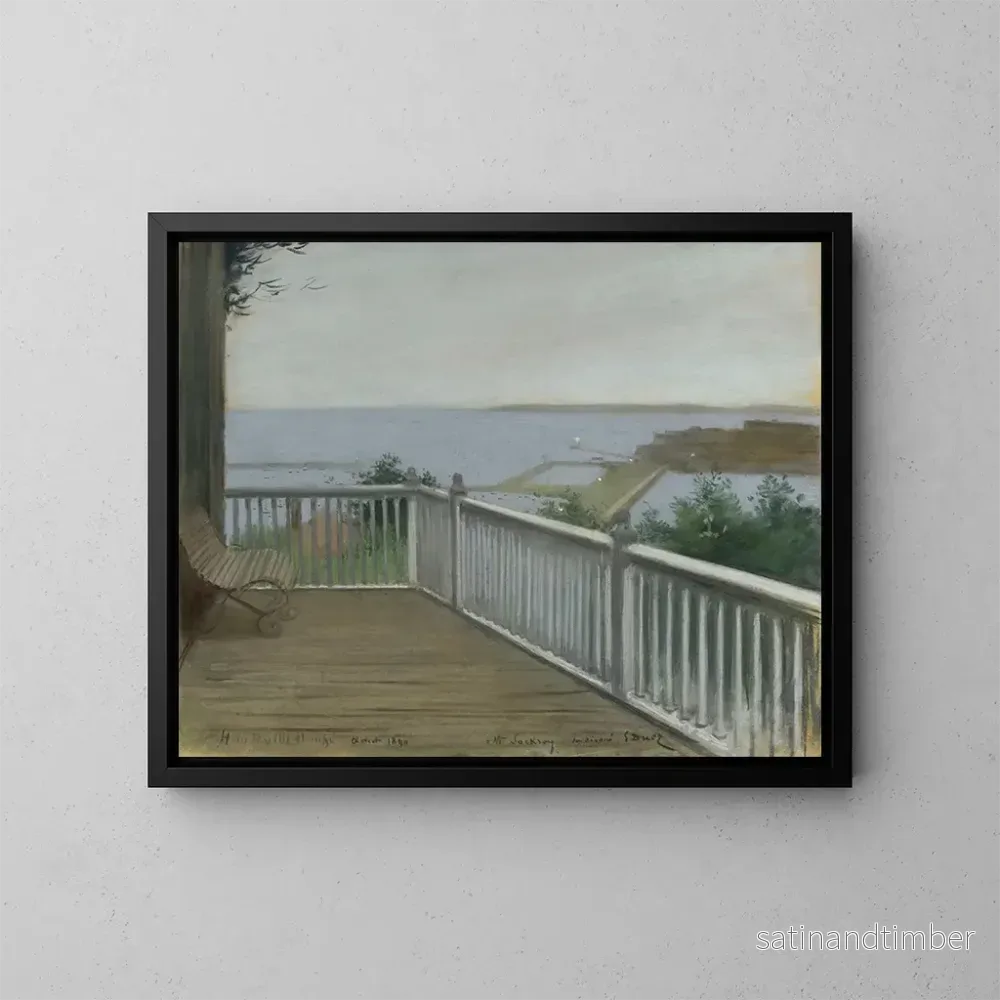 Reproduktion av målningen Maison Hauteville - Ernest-Ange Duez