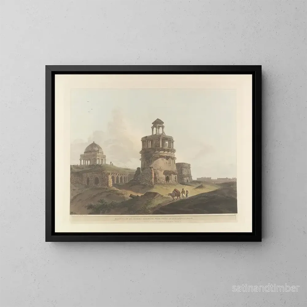 Reproduktion av målningen Scène orientale Pl07 - Thomas Daniell