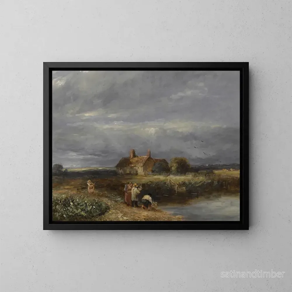 Reproduktion av målningen Les jeunes marins - David Cox