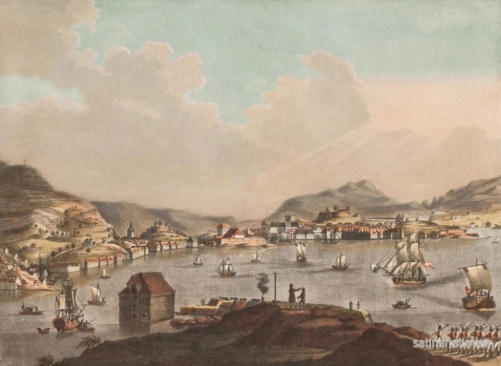Reproduktion av målningen La ville de Bergen - Georg Haas - Bild 2