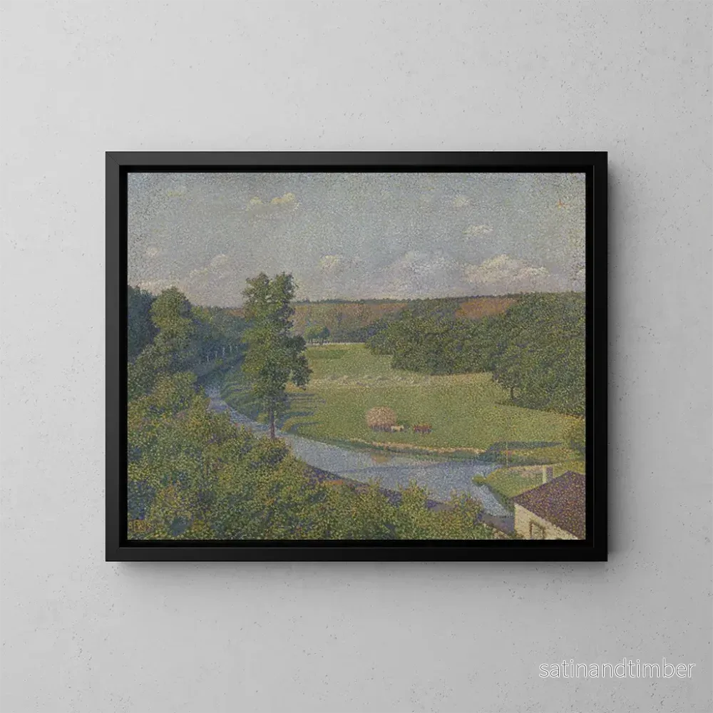 Reproduktion av målningen La vallée de la Sambre – Theo van Rysselberghe