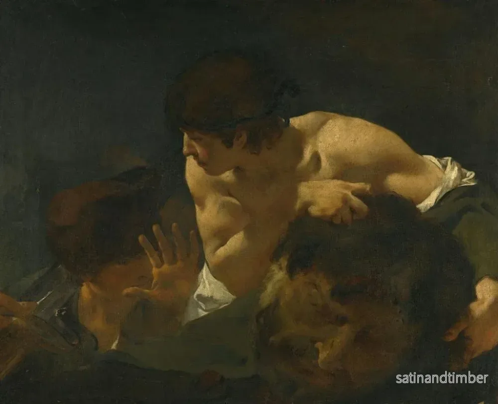 Reproduktion av målningen David och Goliat - Giovanni Battista Piazzetta - Bild 2