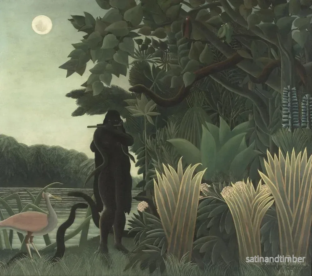 Reproduktion av målningen Le charmeur de serpents - Henri Rousseau - Bild 2