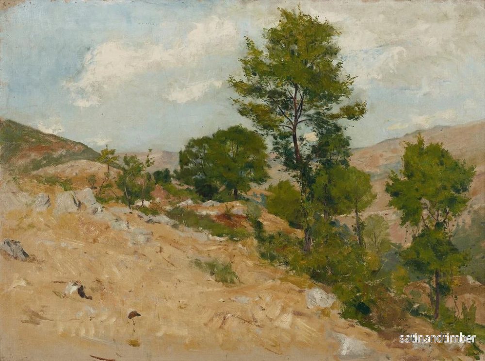 Reproduktion av målningen À Anticoli - Hans Tichy - Bild 2
