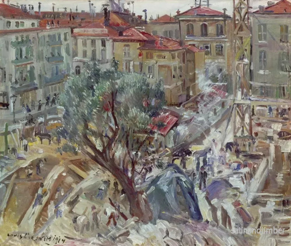 Reproduktion av målningen Ny byggnad i Monte-Carlo - Lovis Corinth - Bild 2
