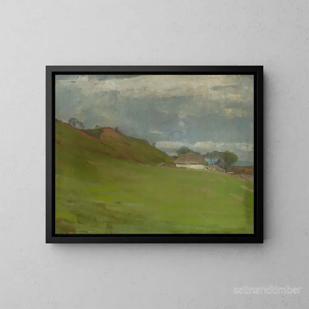 Reproduktion av målningen Château de Vakovce - Ludovit Ordok