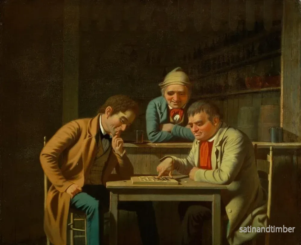 Reproduktion av målningen Les Joueurs de dames - George Caleb Bingham - Bild 2