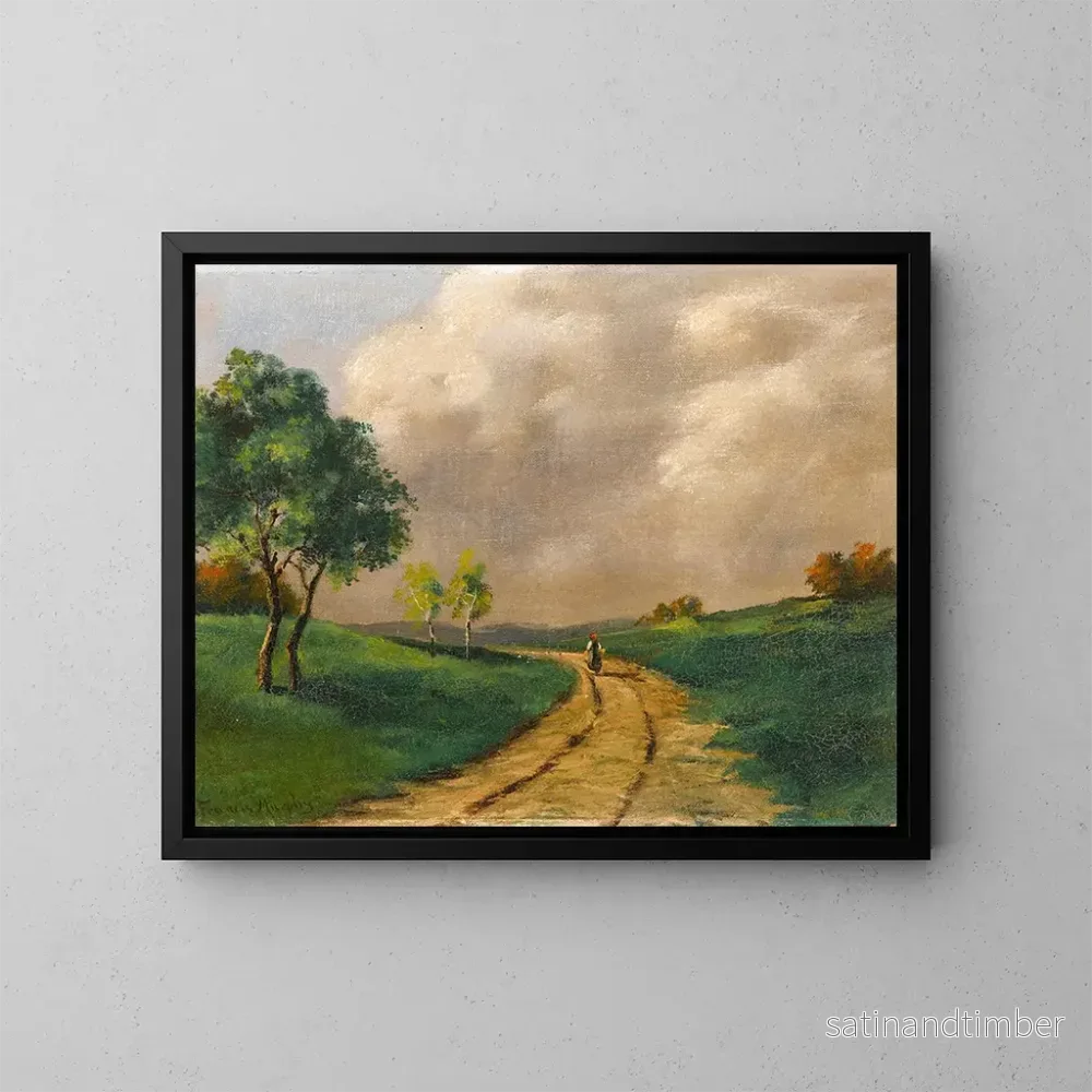 Reproduktion av målningen Le chemin du retour - John Francis Murphy