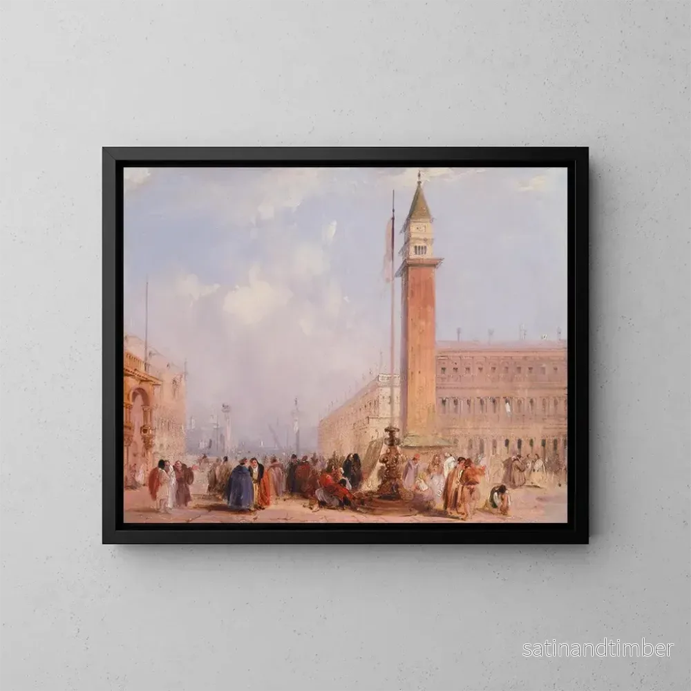Reproduktion av målningen La Piazzetta de Venise - Edward Pritchett