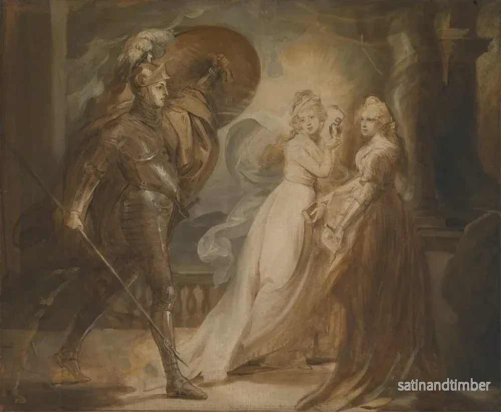Reproduktion av målningen Studie för Riddaren av den Röda Korset - John Singleton Copley - Bild 2