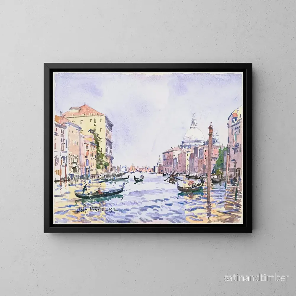 Reproduktion av målningen Eftermiddag i Venedig på Grand Canal – Edward Darley Boit Reproduktion av målningen Eftermiddag i Venedig på Grand Canal – Edward Darley Boit