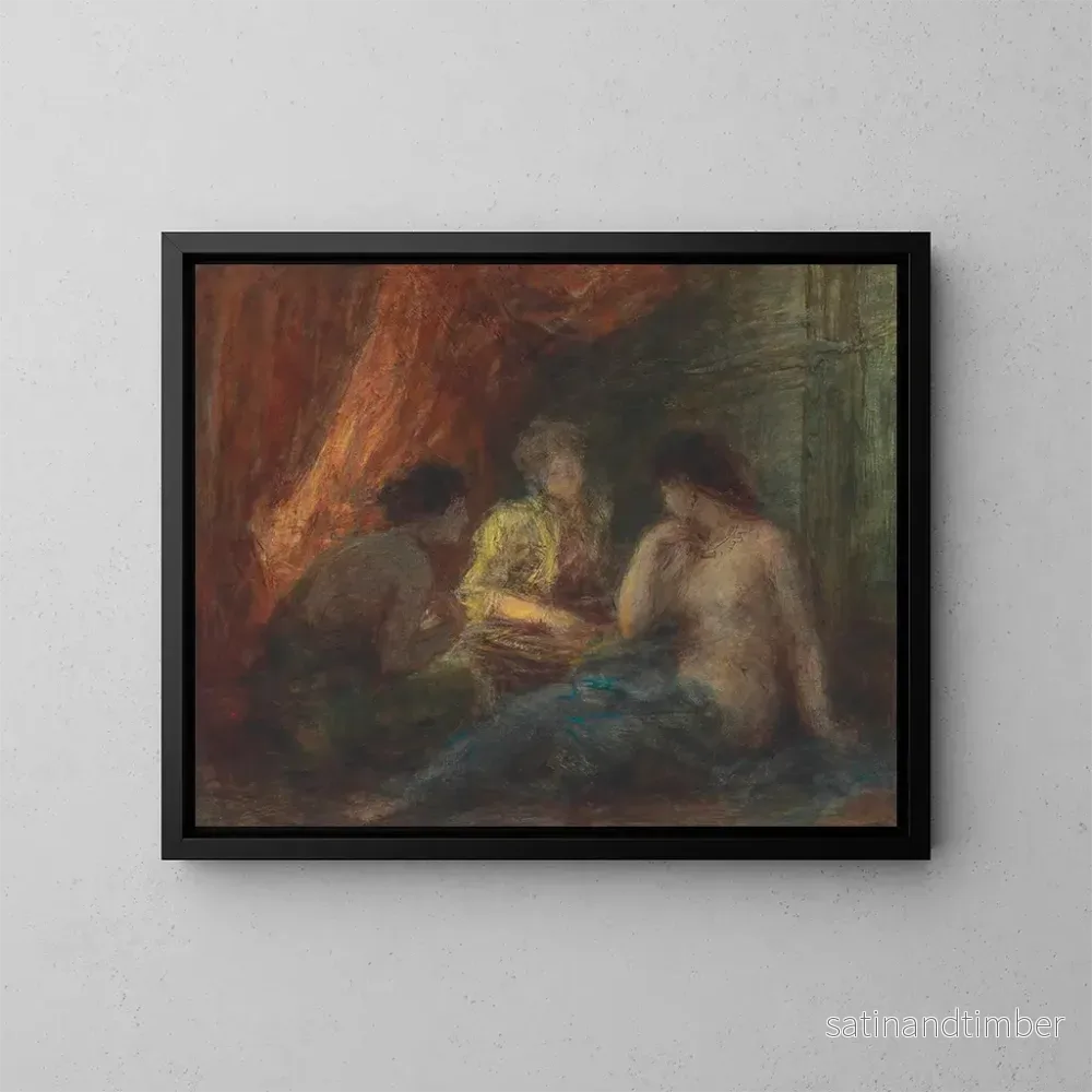Reproduktion av målningen Le jeu – Henri Fantin-Latour Reproduktion av målningen Le jeu – Henri Fantin-Latour