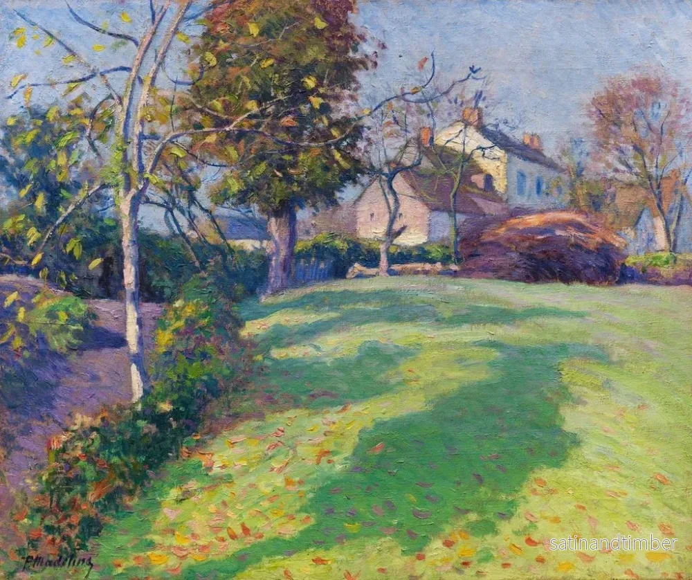 Reproduktion av målningen I trädgården - Paul Madeline - Bild 2