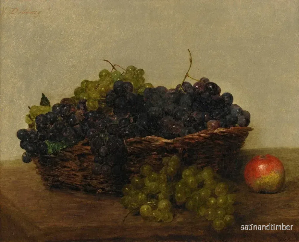 Reproduktion av målningen Körsbärsris - Victoria Fantin-Latour - Bild 2