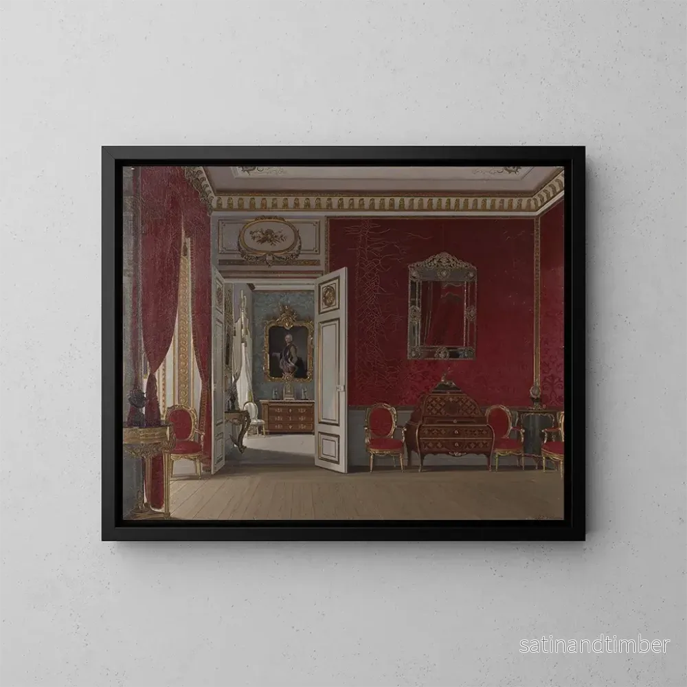 Reproduktion av målningen Château de Gripsholm - Johan Robert Nilsson