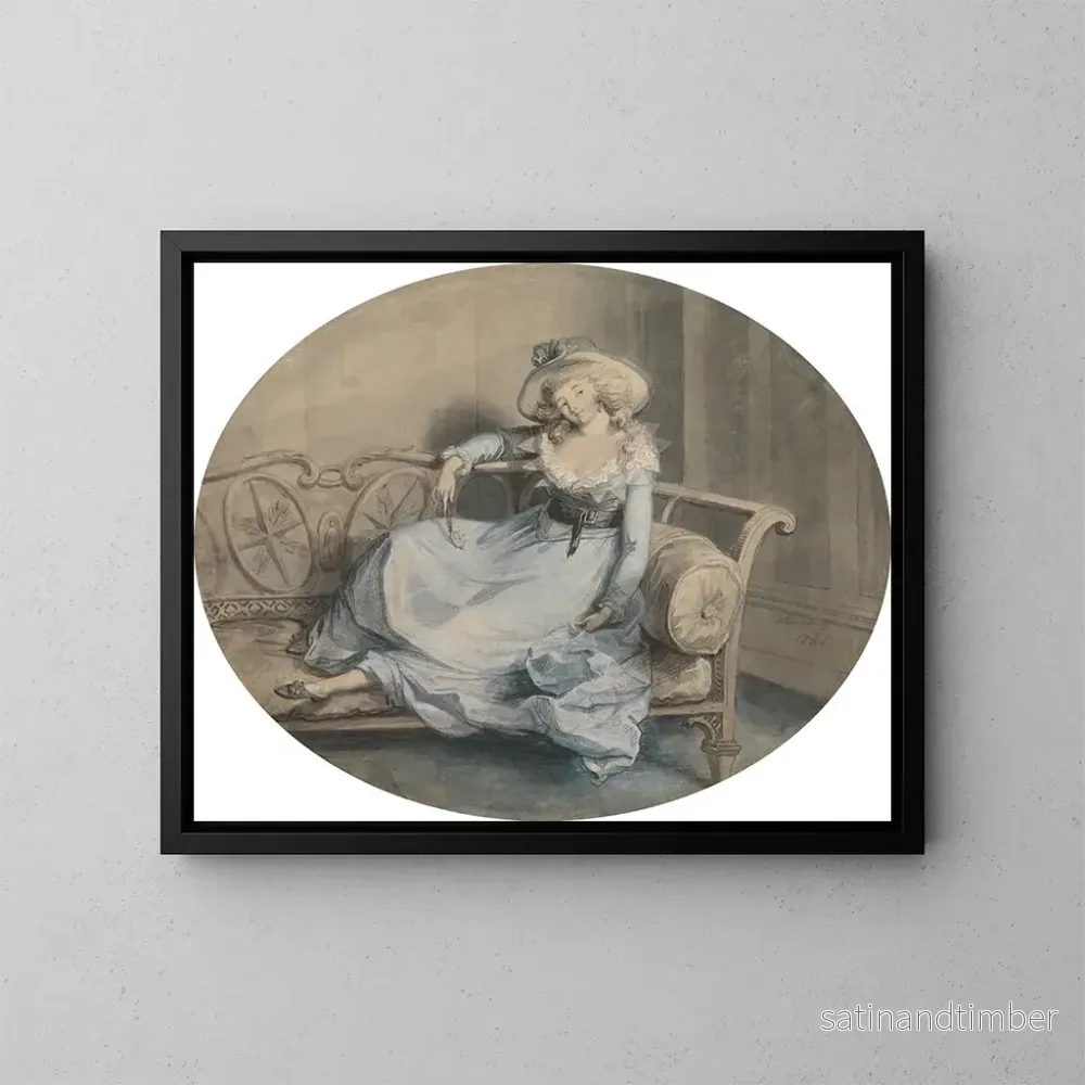 Reproduktion av målningen L'Assignation - Johann Heinrich Ramberg