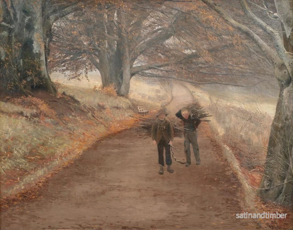 Reproduktion av målningen Sentier nära Herlufsholm, Zealand - Laurits Andersen Ring - Bild 2